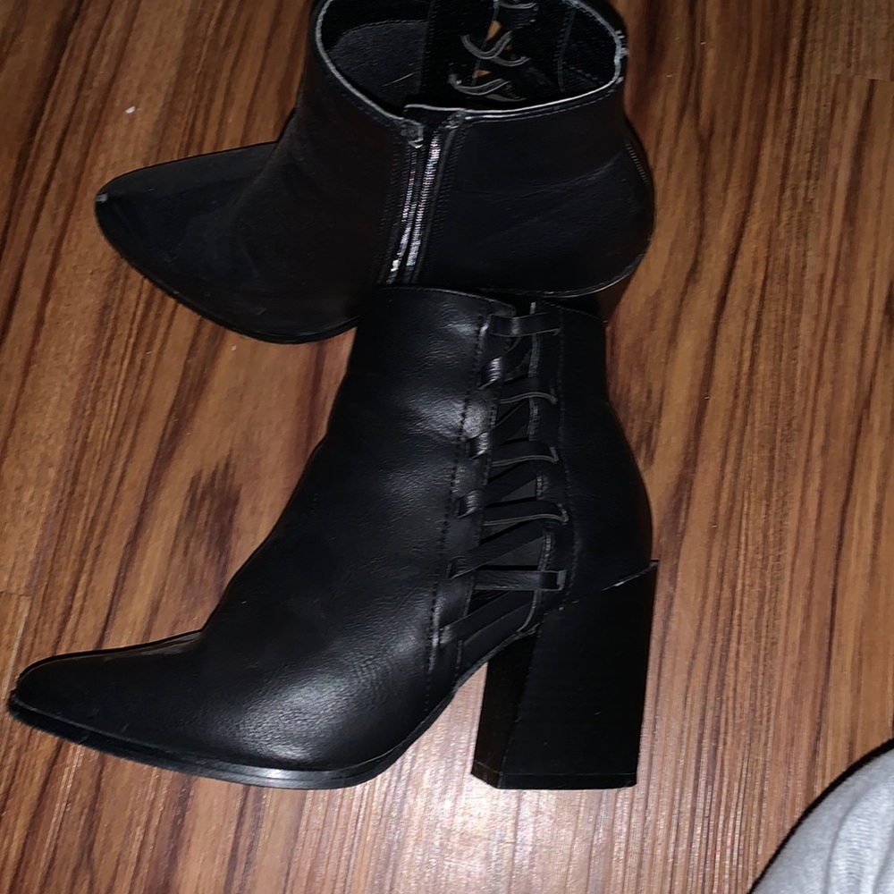 Black boots